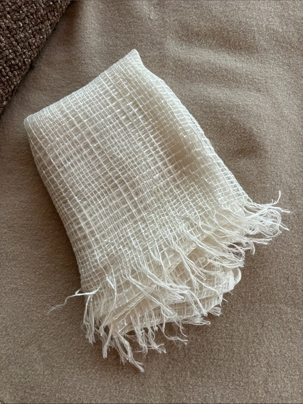 Featherweight Woolen and Silk Scarf